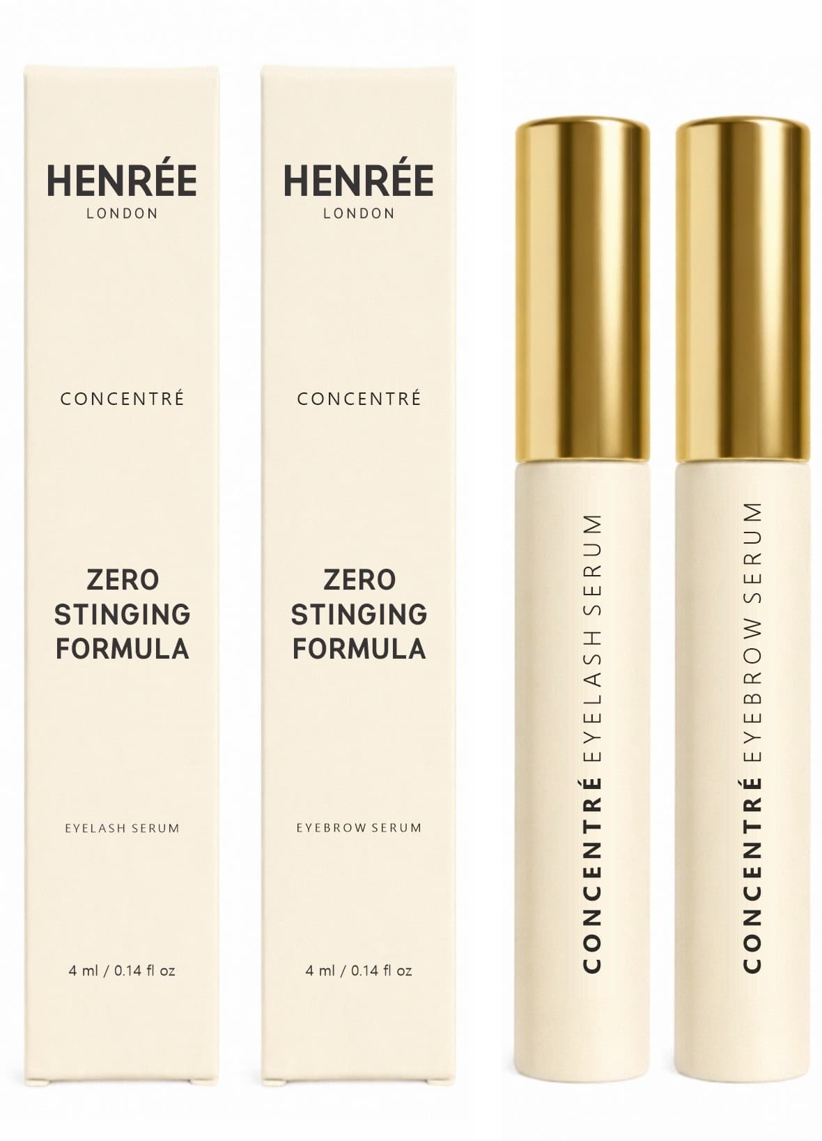 Henrée London Concentré Duo, box and tubes